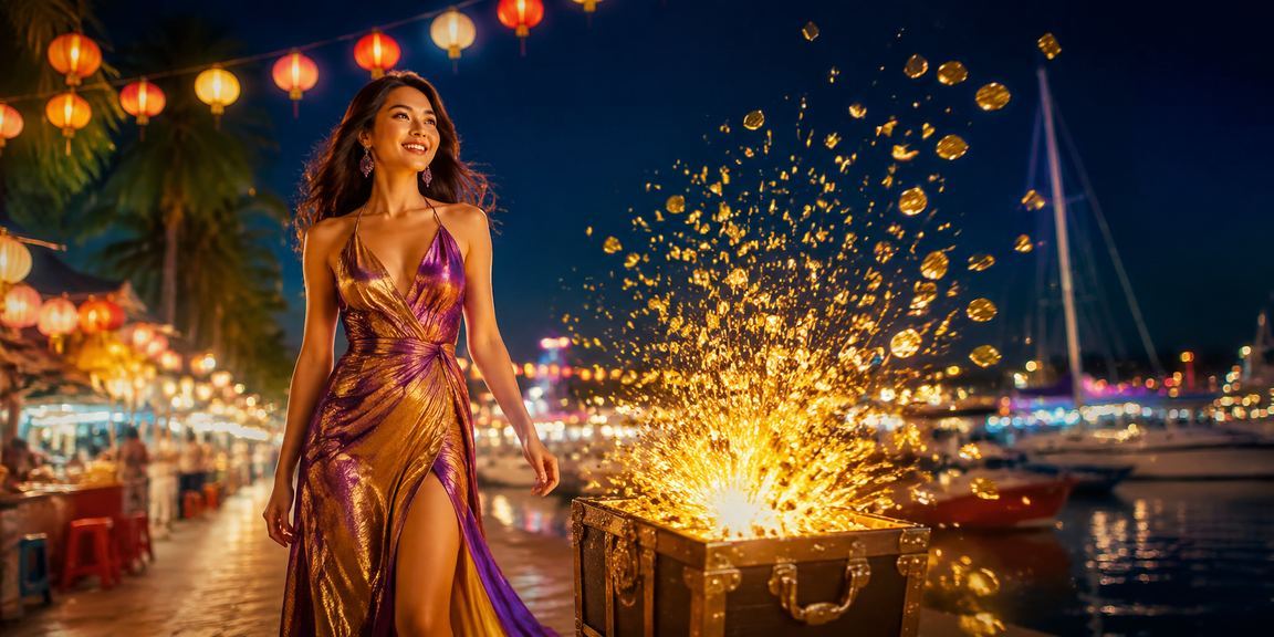 Khung cảnh chợ đêm Nha Trang – người dùng theo dõi kèo cá cược và giải trí casino trực tuyến