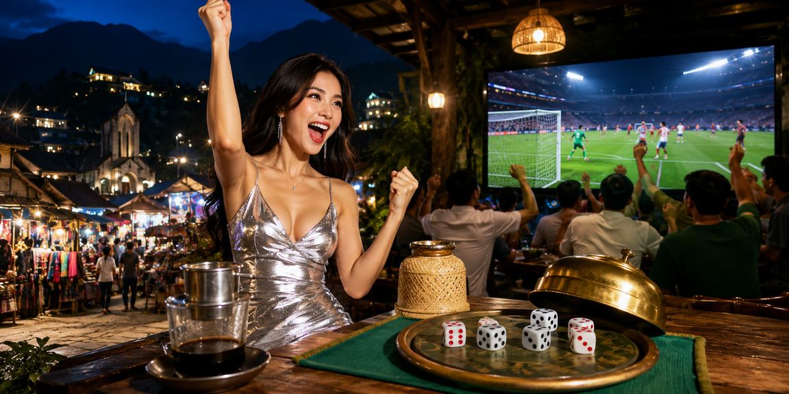 Người chơi tại Sapa thưởng thức cà phê và tham gia tài xỉu trực tuyến an toàn trên điện thoại